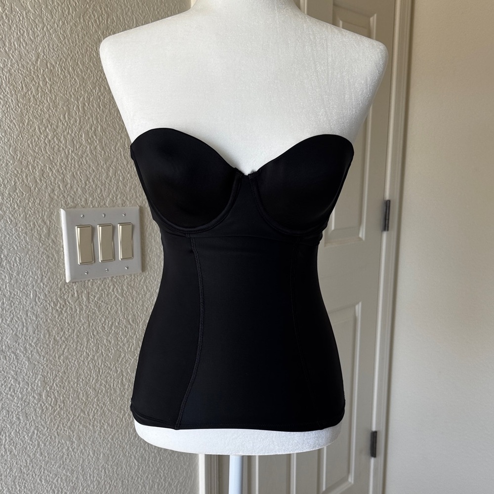 SPANX Black Strapless Shapewear Corset